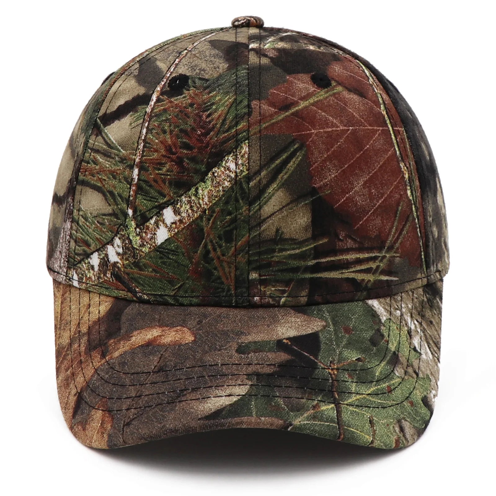 Custom Print Embroidery Outdoor Jungle Fishing Baseball Hat Cap Man Camouflage Hunting Hats Cotton Casquette Trucker Dad Caps