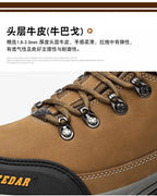 RAN Cow Leather Hiking Boots Men For men Outdoor Sport Walking Sneakers trekking Snow Shoes women Climbing Mountain Hunting boot