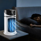 Portable Air Conditioner Desk Fan Spray Humidifier Air Cooling Fan Timing Circulation Wind Quiet Electric Fan for Home Office