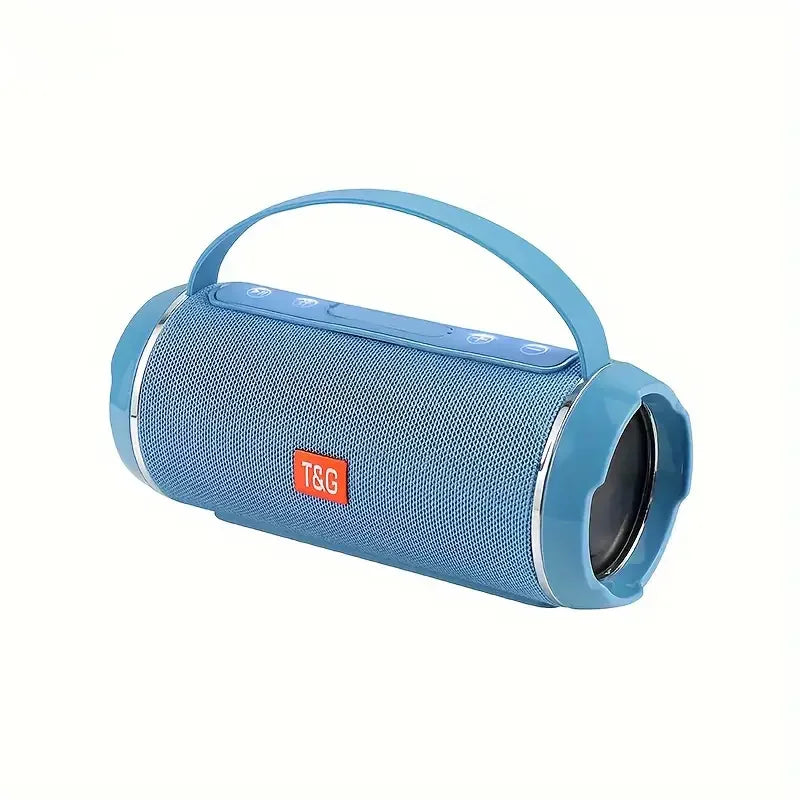 TG116C Outdoor Portable Upright Wireless Compatible Speaker, Cute Little Cube Speaker Music player, Support USB/ TF/ FM Radio Mu