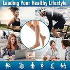 Zipper Compression Socks Men Women Knee Maternity High Socks Anti-Fatigue Stretchy Sox Outdoor Running Hiking Sports Socks