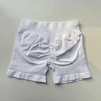 Impact Shorts 4.5" Seamless High Stretch Low Ribbed Band Subtle Glute Contour Shorts Fitness Workout Yoga Gym Shorts