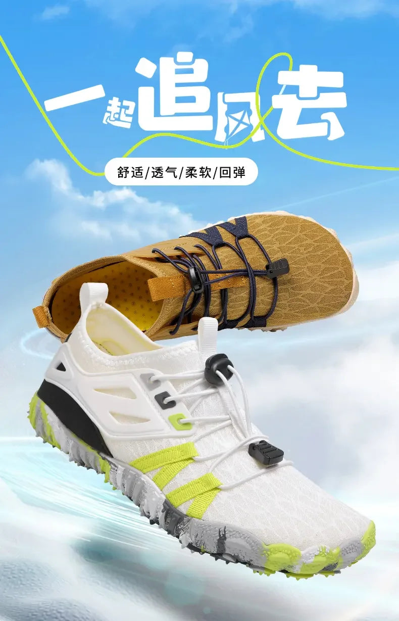 Men's Summer Water Wading Hiking Shoes 2025 Outdoor Women's Sports Shoes Breathable Fast Drying Anti Slip Hiking Beach Barefoot