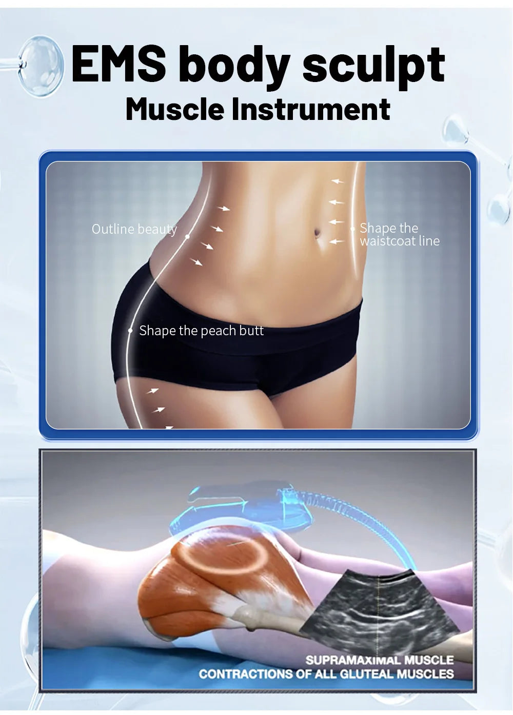 Newest Myoslim Neo RF EMS Body Sculpting Butt Lift EMS Machine 6500W HI-EMT Muscle Stimulator Body Shaping Massage Equipment