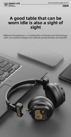 Onikuma Bluetooth Headphones Over Ear Hifi Stereo Music Headset Professional True Sports with Earphones TF/AUX Music Player