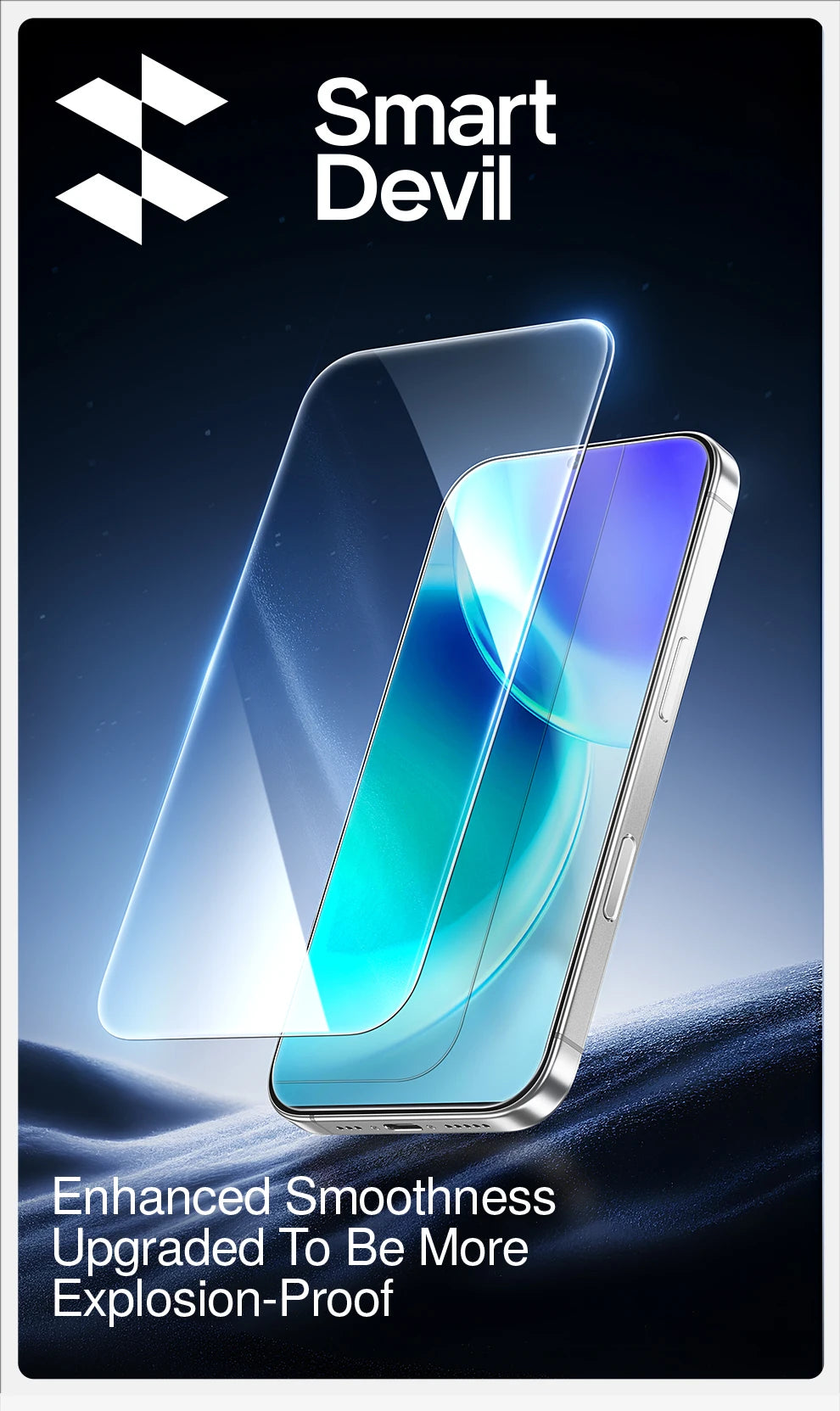 SmartDevil 2PCS Screen Protector for Vivo X200 Pro Mini X300 HD Anti-blue Light Tempered Glass Non-full Cover Anti-fingerprint