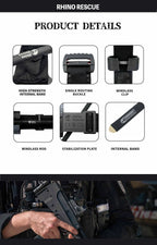 Ce Approved Rhino Rescue Tactical Tourniquet With Metal Rod Combat Medical First Aid Emergency Tourniquet