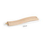 Wooden Train Track Toys Railway Rails Accessories Fit Thomas Train Road Connector Wood Railway Bridge Children Birthday Gifts