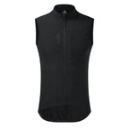 YKYWBIKE Men Cycling Gelit Thermal Fleece Bicycle Windbreaker Sleeveless Bike Vest Windproof Waterproof Cycling