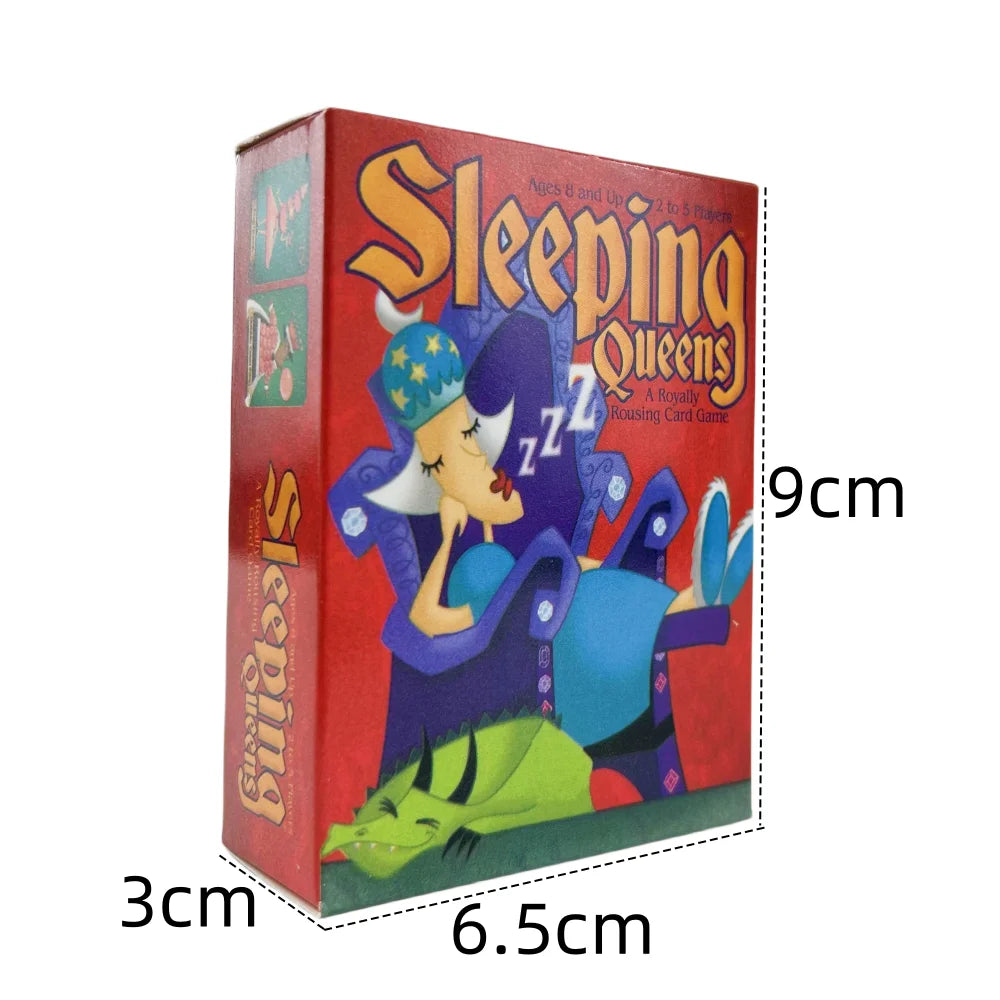 Full English Sleeping Queens Board Game Card Family Gift Wake Up Queen Strategy Game Fun Childrens Game Card Secondary image