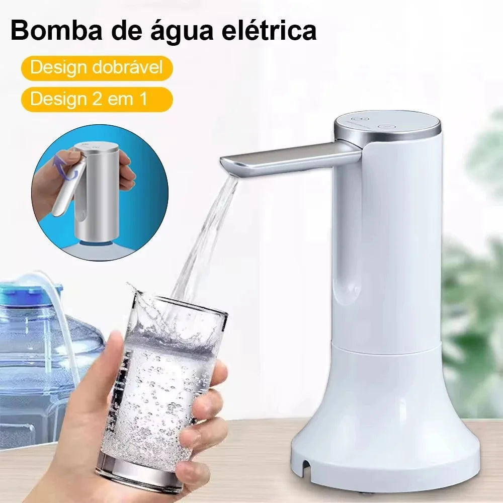 Electric Water Dispenser Foldable Automatic Water Pump Bottle With LED Display USB Charging Household Barreled Water Dispenser Secondary image