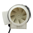 220V Duct Fan, Silent Inline Ventilation Exhaust Fan Air Ventilator for Kitchen/Bathroom/Bath, 2600rpm