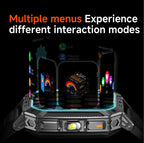 2026 TANK New 1400mAh Military GPS Smart Watch Men 2.01" AMOLED Screen 10ATM Waterproof Clock SOS Call Flashlight Smartwatch iOS
