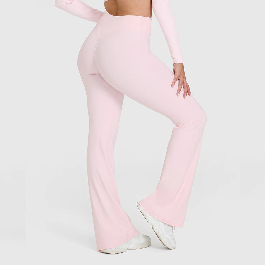 Flared Leggings Straight Leg Leggings Woman Wide-leg Pants Yoga Breathable Fitness Clothing Versatile Casual Pants