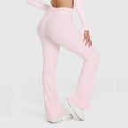 Flared Leggings Straight Leg Leggings Woman Wide-leg Pants Yoga Breathable Fitness Clothing Versatile Casual Pants