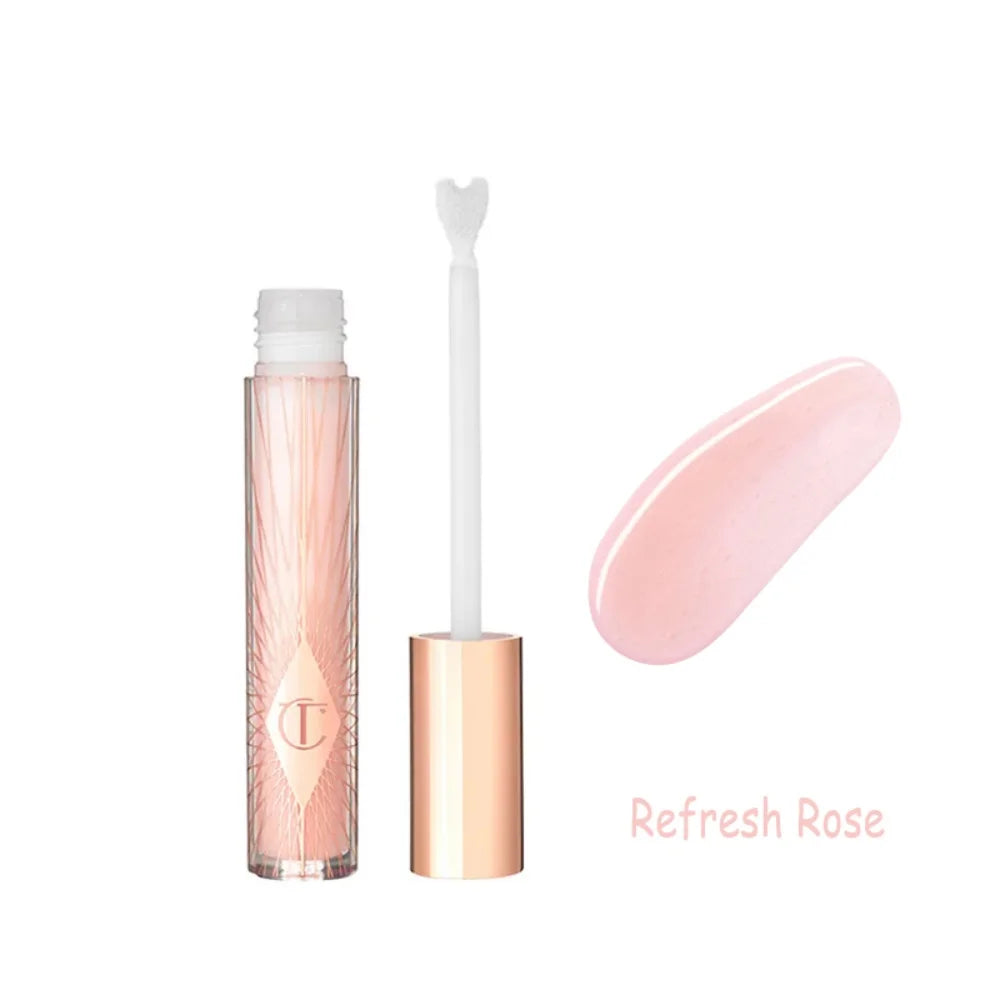 Charlotte Tilbury Lip Gloss Two Color Heart Shape Powder Blusher Highlight Spotlight Brightening Seamless Cosplay Makeup Gifts