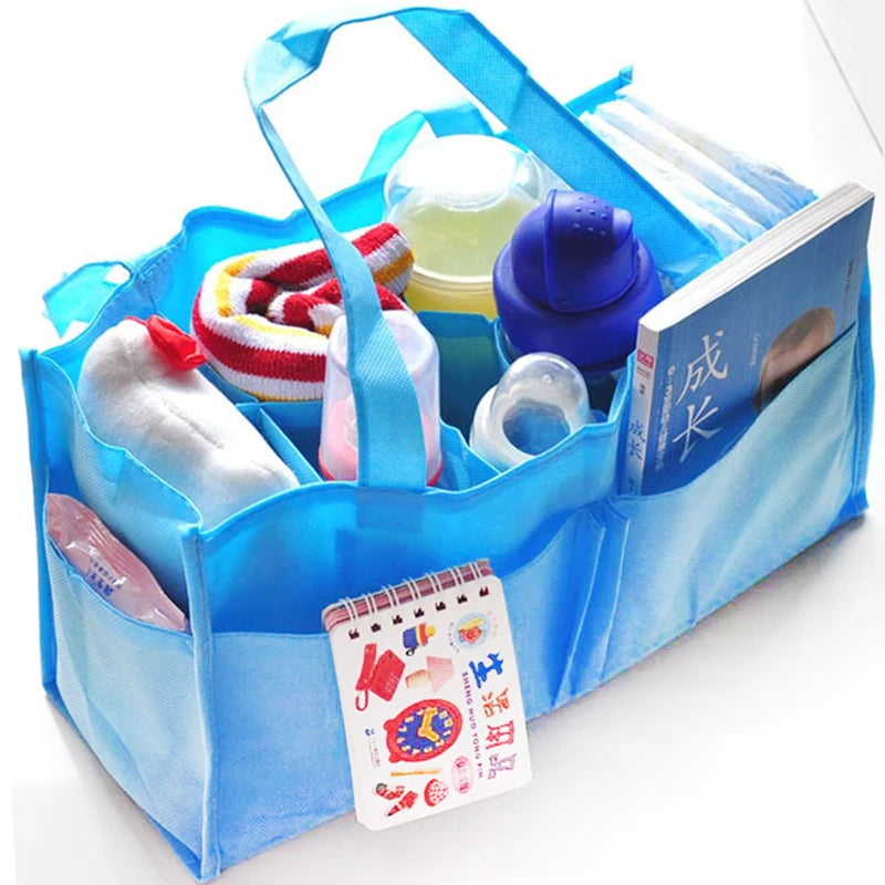 Portable Mummy Bag Bottle Storage Multi-Function Separate Bag Nappy Maternity Handbag Baby Tote Diaper Organizer Main image