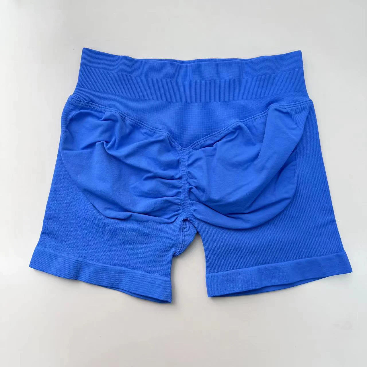 Impact Shorts 4.5" Seamless High Stretch Low Ribbed Band Subtle Glute Contour Shorts Fitness Workout Yoga Gym Shorts