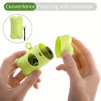 8 Rolls Biodegradable Dog Poop Bags Leak-Proof Unscented Waste Bags for Dogs High-Quality Corn Starch Material