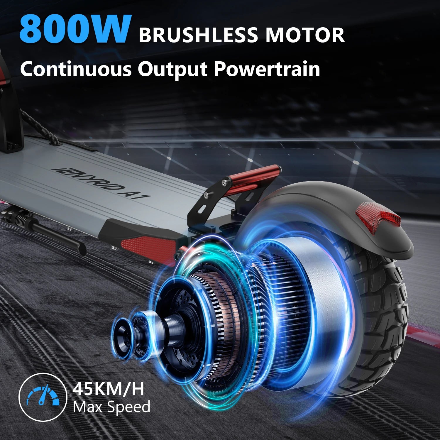 Polish warehouse. Fast delivery Scooters Electric iENYRID A1 Electric Scooter for Adult Lightweight for Daily Commuting Dual Sho Secondary image