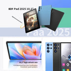 2025 New Upgraded Pad 10.1 Inch Android Tablets Octa Core 6GB RAM 128GB ROM Dual Network WiFi Dual Cameras Tablet PC 6000mAh