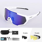 X-TIGER Cycling Glasses Polarized Glasses Bike Eyewear Sports Men's Photochromic Sunglasses MTB Road Bicycle Goggles 3/5 Lens