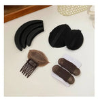 Hair Head Cushion Invisible Fluffy Puff Hair Pad Sponge Clip Bun Bump It Up Volume Hair Base Women Girls Styling Accessories