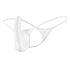 YAULAANG Sexy men's gloss gay underwear oily G-Strings thong Shiny low-waisted High Elasticity mens lingerie