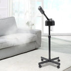 Portable Aesthetic Professional Height Adjustable Facial Steamer with LCD Screen and Wheels, Suitable for Beauty Salons and Home