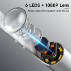 WIFI Visual Ear Sticks HD1080P 4.2MM Mini Camera Ear Pick Ear Spoon Ear Cleaner Wireless Endoscope Health Care Ear Wax Cleaning
