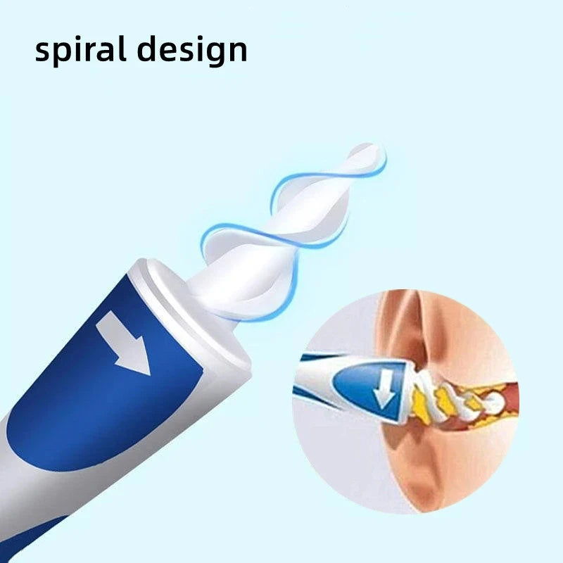 Ear Cleaner Ear Wax Remover Tool Soft Silicone 16 Replacement Tips Spiral Earwax Cleaner Ear Cleaning Health Care Tools Ear pick Secondary image