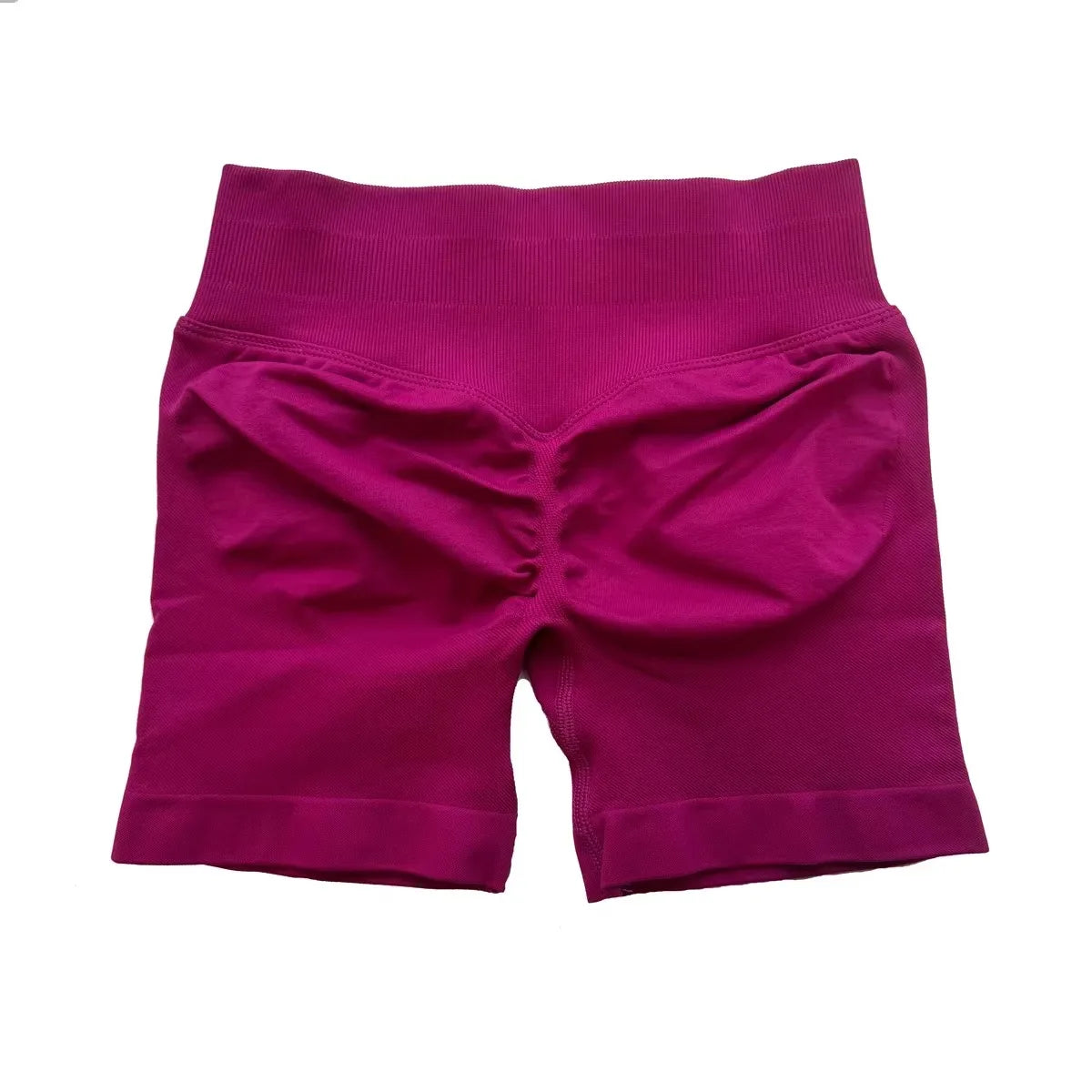 Impact Shorts 4.5" Seamless High Stretch Low Ribbed Band Subtle Glute Contour Shorts Fitness Workout Yoga Gym Shorts
