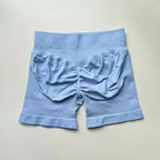 Impact Shorts 4.5" Seamless High Stretch Low Ribbed Band Subtle Glute Contour Shorts Fitness Workout Yoga Gym Shorts