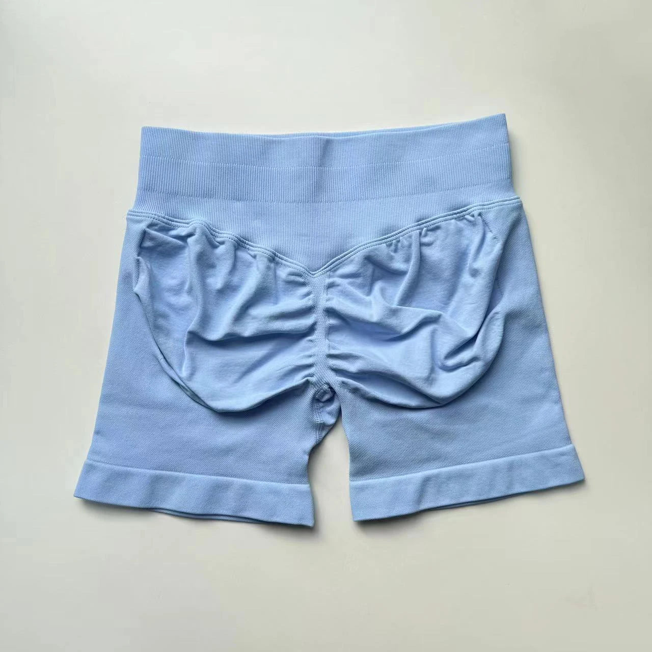 Impact Shorts 4.5" Seamless High Stretch Low Ribbed Band Subtle Glute Contour Shorts Fitness Workout Yoga Gym Shorts