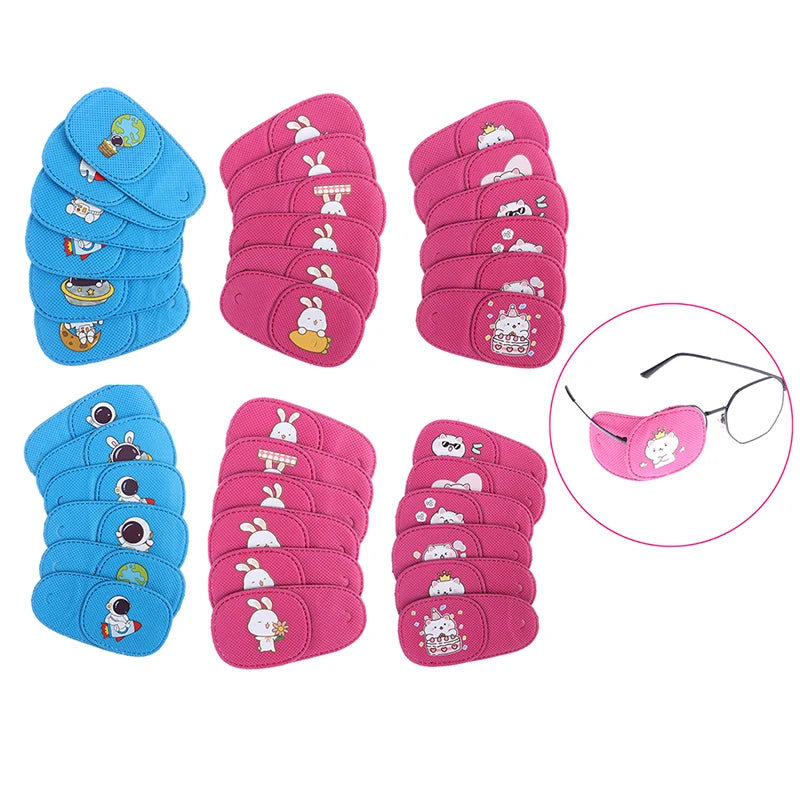 6pc/set Children Health Care Kids Child Occlusion Medical Lazy Eye Patch Eyeshade For Kids Strabismus Treatment Vision Care