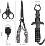 Multifunctional fishing accessories: stainless steel fishing pliers, seawater-resistant, outdoor fishing tools, men's gifts