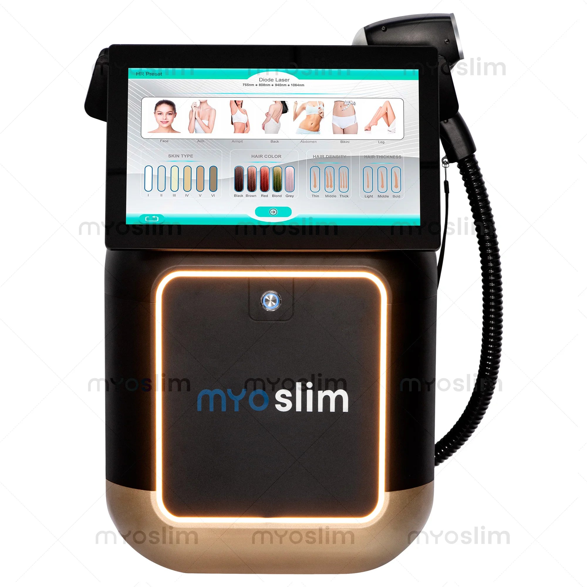 808nm Diode Laser Hair Removal Machine FAC TEC 5000W 4 Wavelength Ice Titanium Permanent Painless Removal Body Care Equipment