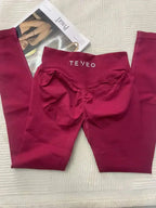 TEVEO – Leggings De Fitness Respirants Pour Femmes, Pantalons De Yoga De Haute Qualité, Pantalons De Cyclisme A Haute Elasticité
