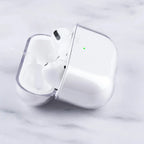 Transparent PC Earphone Case For AirPods 4 3 2 1 Pro 2 USB C Cover Hard Anti-fall Clear Headphone Coque For AirPods 4 4th Pro2