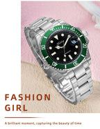 ADDIES Luxury Women's Watches Elegant Classic 36mm Business Ladies Watch BGW9 Luminous Waterproof Steel Quartz Woman Watches