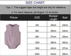 Summer Solid Newborn Baby 100% Cotton Linen Bodysuits Boy Girl Sleeveless Romper Jumpsuit Soft Skin-friendly Thin Comfy