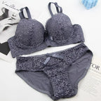 DaiNaFang New Sexy Bras Set Push Up Underwear For Women Adjustable Breathable Design Sweat Absorbing Upper Tray BC Cup Lingerie