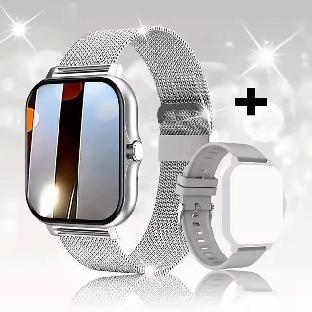 NEW 2025 Fashion SmartWatch Android Phone 2.01" Color Screen Full Touch Custom Dial Watch Women Bluetooth Call Smart Watch Men