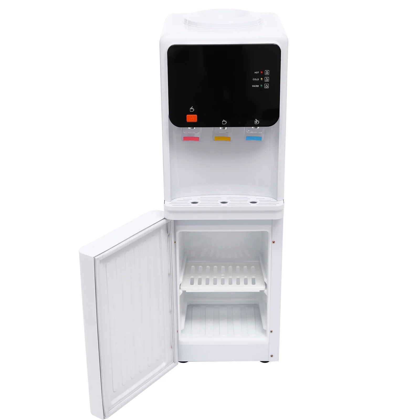 Hot&Cold Water Dispenser 500W Fast Heating 75W Cooling ABS Stainless Steel Home Office Electric Water Cooler with Child Lock