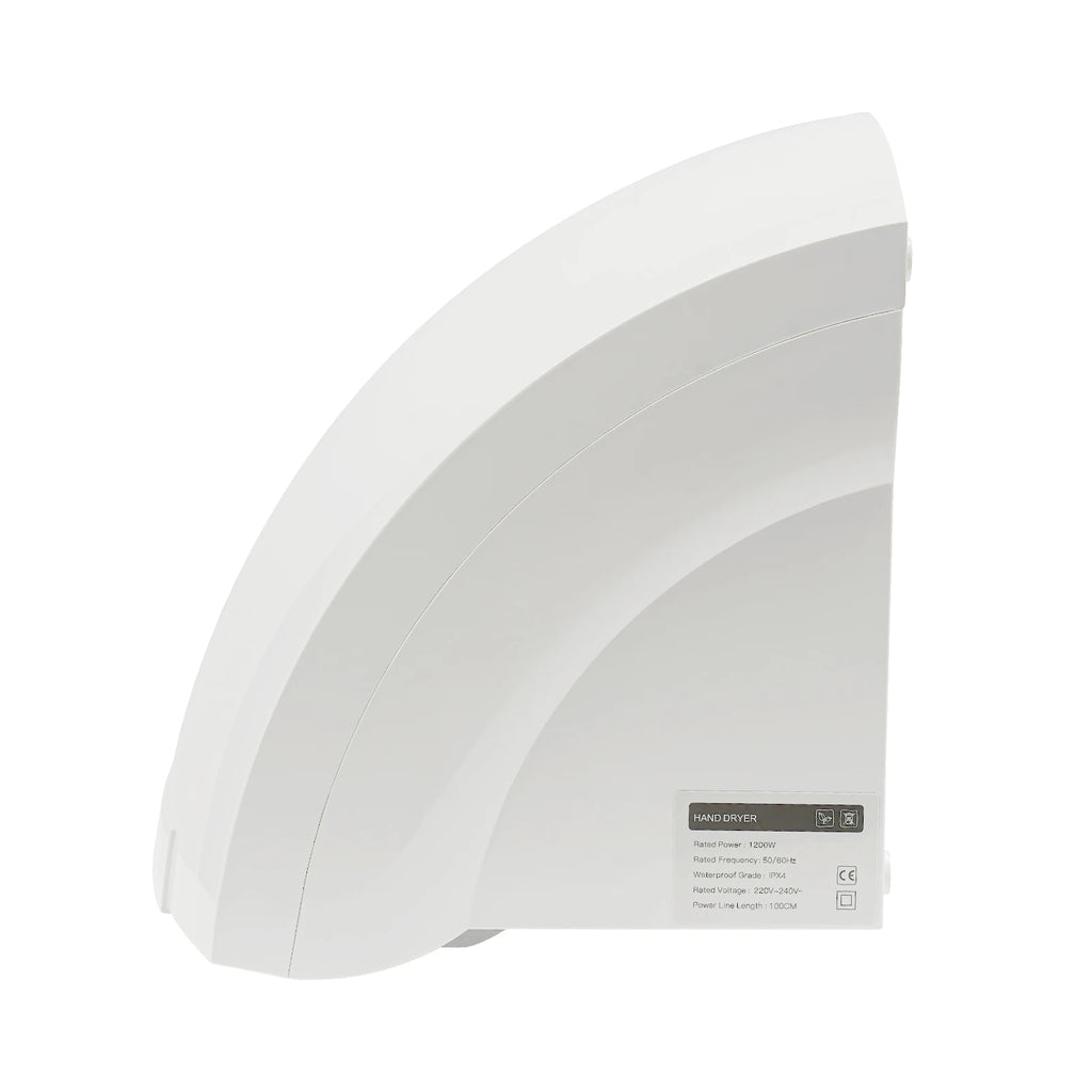 1200W Automatic Hand Dryer Wall Mounted Touchless Hand Dryer 40-65℃ Adjustable Bathroom Dryer for Home Restroom Office Hotel