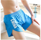 Fashion Loose Men's Underwear 100%Cotton Soft Mid Waist Arrow Pants Breathable Underpants Boys Large Size Boxer Shorts Sleepwear
