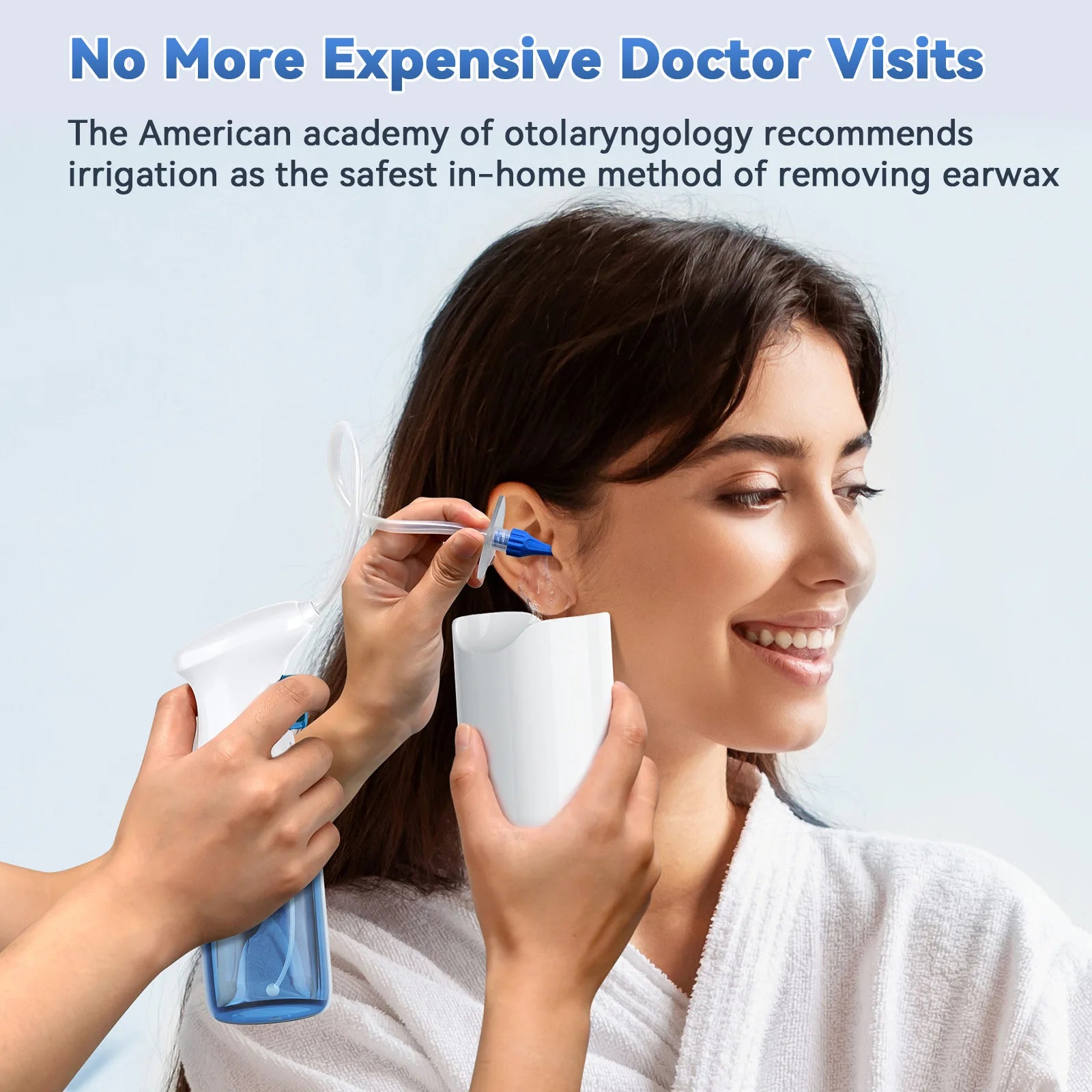 Portable Ear Wax Removal Tools Ear Irrigation Cleaner Home Ear Care Washing Cleaning Tool