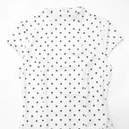 Talenza White Polka Dot Long Dress Summer Sexy High-Waisted Vintage Print Sleeveless Dress Casual Party Vacation New Women Dress