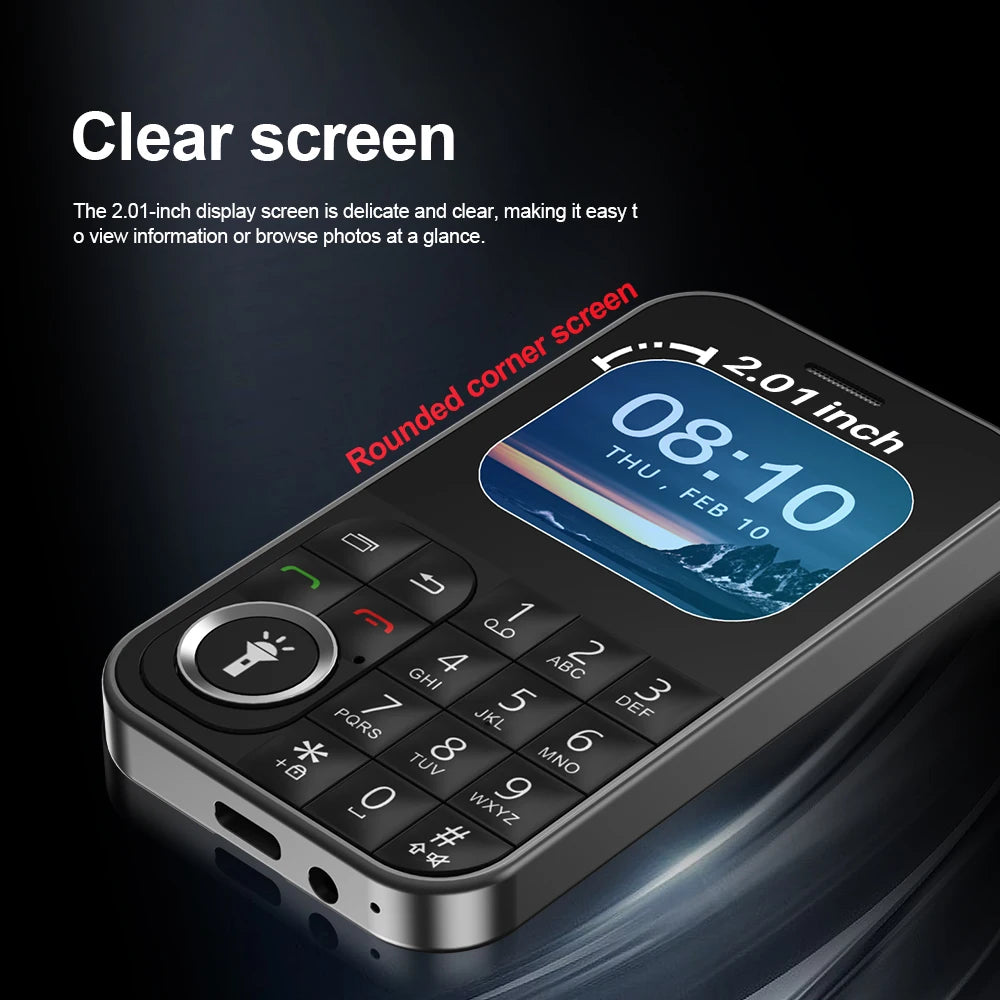 SERVO V9 Small Mobile Phone 2.01inch 2 SIM Cards Magic Voice FM Radio Torch Speed Dial 2G GSM Mini Keyboard Mobile Phone MP3 MP4