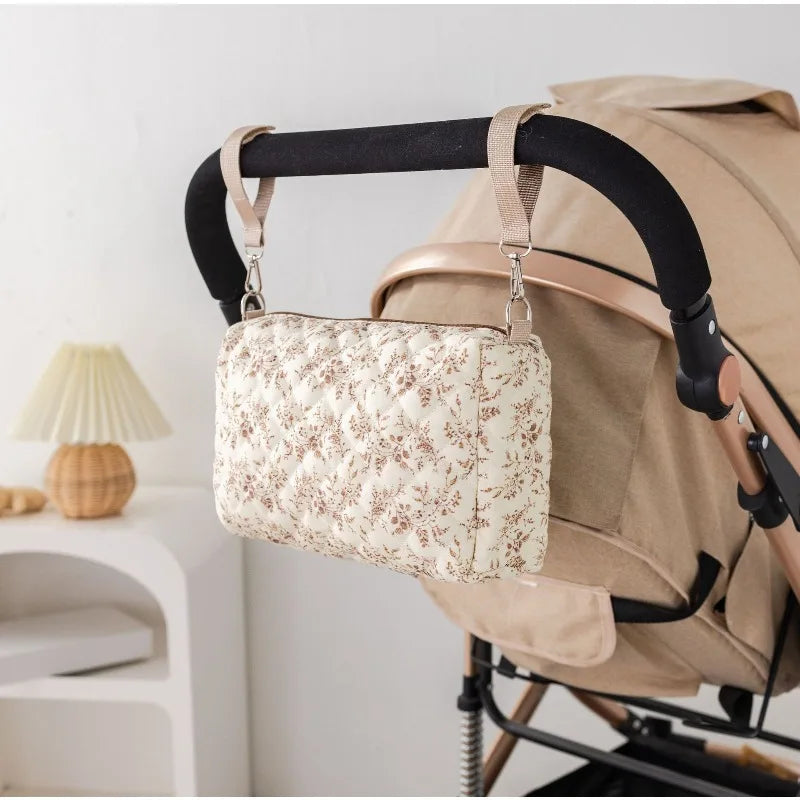 1pcs Portable Baby Diaper Storage Bag Travel Handbags Mommy&Baby Items Organizer Maternal Stroller Bag Makeup&Toiletries Bag Secondary image
